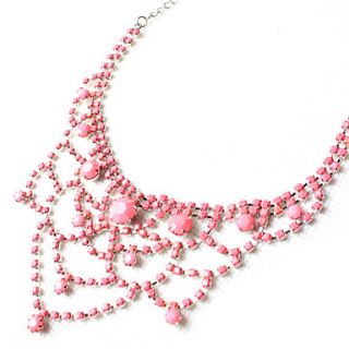 ME Bohemia Handmade Pink Stone Necklace