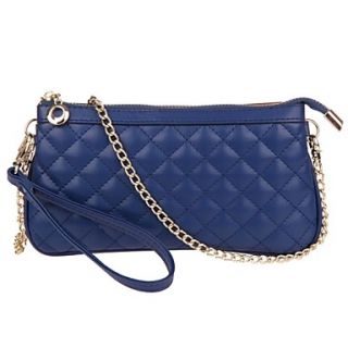 Womens Quilted Chain Genuine Leather Messenger Handbags