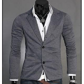HKWB Casual Slim Two Button Suit(Dark Gray)