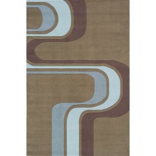 Momeni Lil Mo Hipster Groovy Stripe Green Rug (20 X 30)