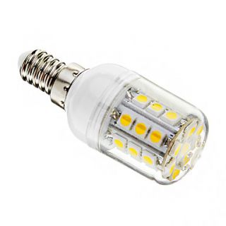 Dimmable E14 4W 30xSMD 5050 400LM 3000 3500K Warm White Light LED Corn Bulb(AC 220 240V)