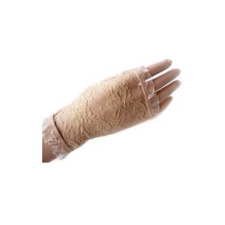 Lace Half Finger Wrist Length Wedding/Party Glove