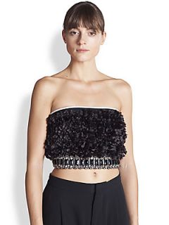 Marni Embellished Bustier Top   Black