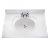 American Standard CMA8254.800 Astra Cultured Marble Lav 25 x 22 Vanity Top