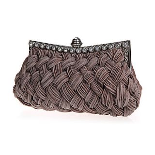 ONDY NewFold Knit Texture Diamond Evening Bag (Khaki)