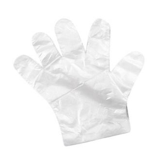 Disposable Transparent Plastic Gloves for Travel(45 Pack)