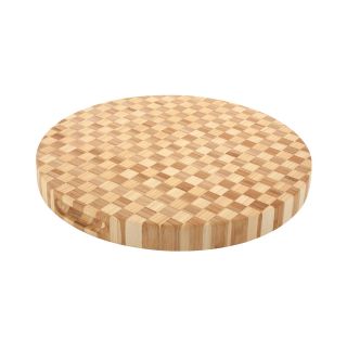 CORE BAMBOO Core Bamboo Pro Chef Checker Round Cutting Board