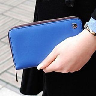 POLIS Womens Blue Korean Cute Fashion Wallet