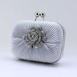 Si Yan Hard Box Of Evening Bag(Silver)