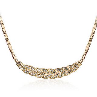HoneyBaby Round Plated Rose Gold Diamond Necklace