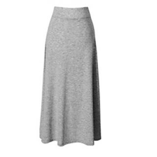 Xiumei Casual Cotton Big Swing Long Dress(Light Gray)8013