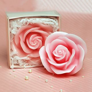 Pink Rose Candle