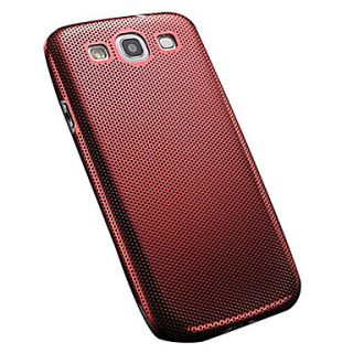 Thin Mesh Aluminum Brushed Back Metal Cover for Samsung Galaxy S3 I9300