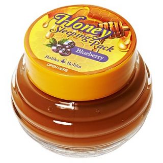 [Holika Holika] Honey Sleeping Pack 90ml (Moisturizing, Wrinkle Care, Brightening) Blueberry Honey