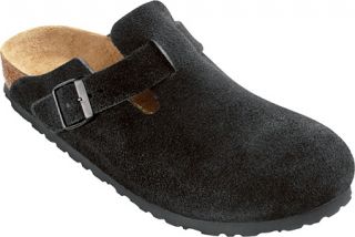 Birkenstock Boston Suede   Black Suede Casual Shoes