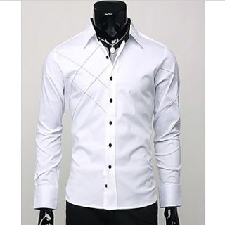 UF Mens White Well Tailored Business Leisure Shirt
