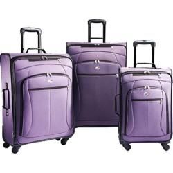 American Tourister At Pop 3 Piece Spinner Set Purple