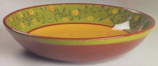 Provence 13 Pasta Serving Bowl, Fine China Dinnerware   Lesal,Multicolor Flower