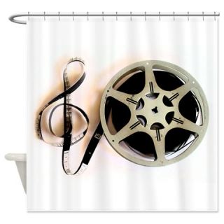  Reel and Clef Film Music Design2 Shower Curtain  Use code FREECART at Checkout