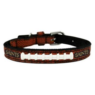 New Orleans Saints Classic Leather Toy Football Collar