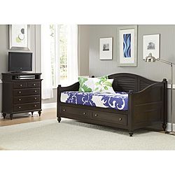 Bermuda Espresso Finishtwin size Daybed And Tv Media Chest (TwinStyle DayBedDaybed dimensions 82 inches wide x 43 inches deep x 44 inches highMedia chest dimensions 36 inches wide x 18 inches deep x 42 inches highAssembly required. This product ships i