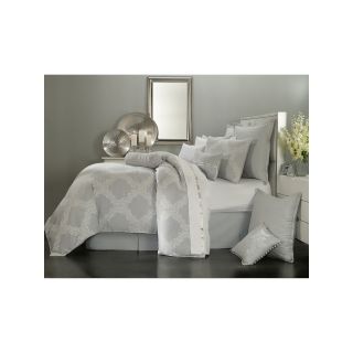 Marquis By Waterford Acanthus Arbor Grey Euro Sham