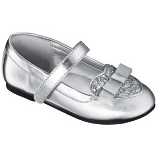 Toddler Girls Cherokee Delexis Shoe   Silver 9