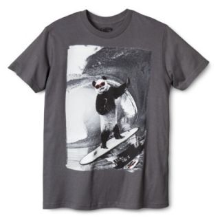 Ecom M Tee Shirts Panda Surf GREY LRG