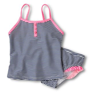 Carters Navy Striped 2 pc. Swimsuit   Girls 4 6, Girls