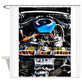  Muscle Car Engine   Shower Curtain  Use code FREECART at Checkout