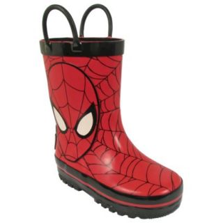Toddler Boys Spiderman Rain Boots   Red 9