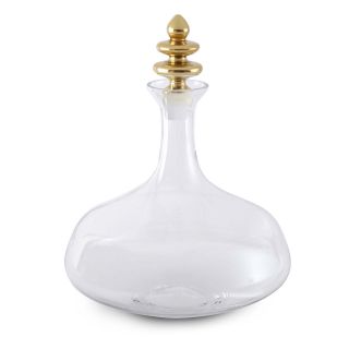 HAPPY CHIC BY JONATHAN ADLER Gold Wine Decanter