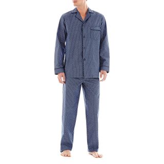 Stafford Premium Pajama Set, Green/Blue, Mens