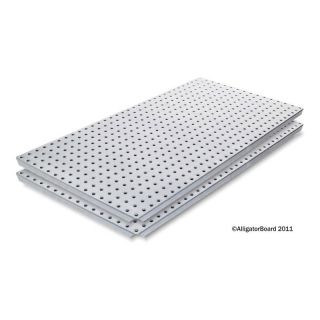 Alligator Board Steel Panels   2 Pack Diamond Plate Multicolor   ALGBRD16X32ALUM