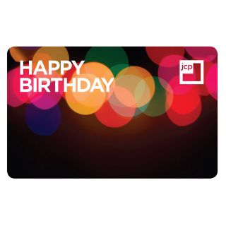 $100 Happy Birthday Lights Gift Card