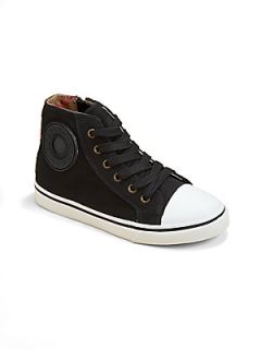 Burberry Infants, Toddlers & Kids Blaze Canvas High Top Sneakers   Black