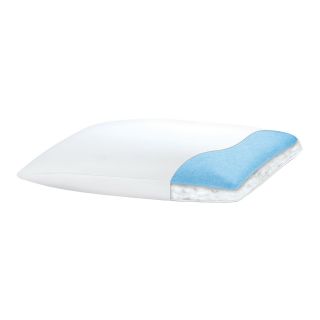 Gel Memory Foam Reversible Pillow, Blue