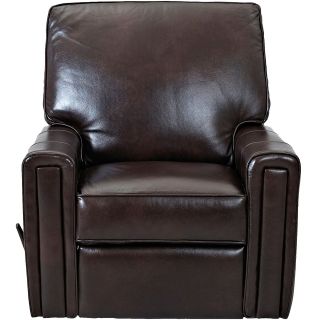 Hannah Leather Recliner, Aspen Desert