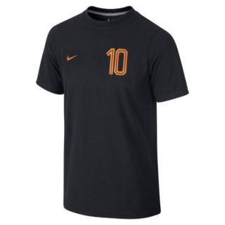 Nike Graphic QT (Sneijder #10) Boys T Shirt   Black