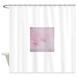  Pink Orchids with butterfly Shower Curtain  Use code FREECART at Checkout