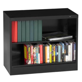 Tennsco Two Shelf Welded Bookcase BC18 30 Color Black