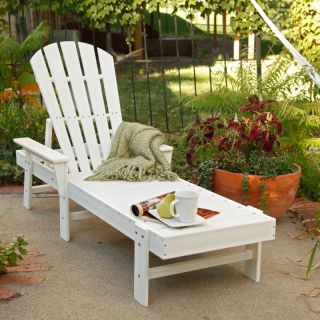 POLYWOOD Recycled Plastic South Beach Chaise Lounge   SBC76SR