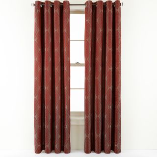 Studio Bungalow Grommet Top Curtain Panel, Cherry Wood