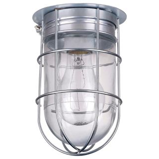 Canarm Ceiling/Wall Barn Light with Cage   120V, Model BL04CWG