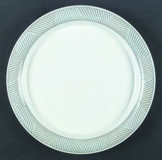 International Passages Gray Dinner Plate, Fine China Dinnerware   Stoneware, Gra