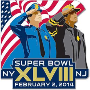 Super Bowl XLVIII Wincraft Super Bowl XLVIII Fire/Police Pin
