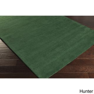 Hand loomed Tatum Solid Wool Area Rug (9 X 13)