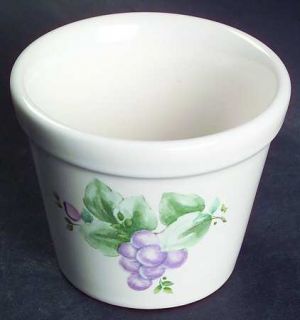 Pfaltzgraff Grapevine Herb Pot, Fine China Dinnerware   Stoneware,Purple Grapes,