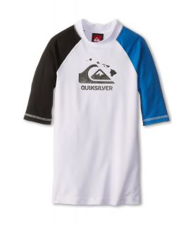 Quiksilver Kids Shaka S/S Surf Shirt Boys Swimwear (White)