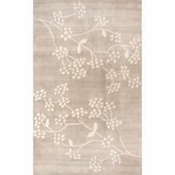 Nuloom Handmade Pino Beige Spring Season Floral Rug (83 X 11)